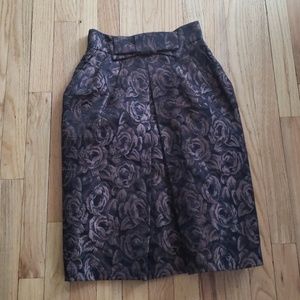 Helene berman London flower floral skirt